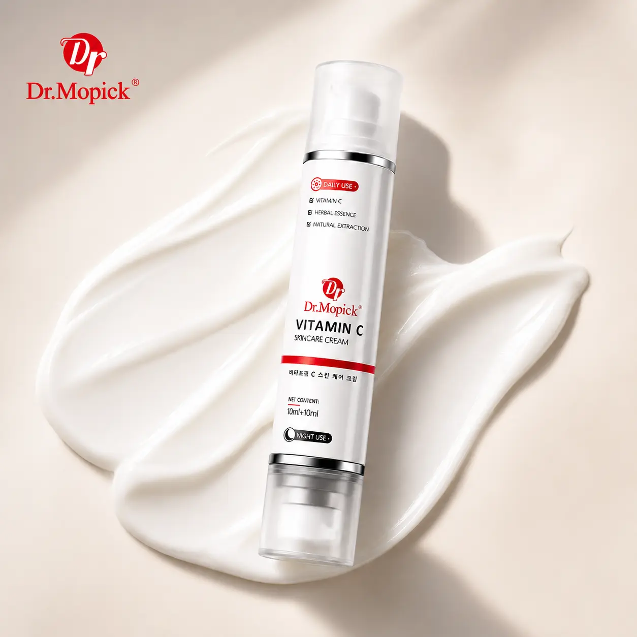 Dr.Mopick Pore+ Brightening Cream, Niacinamide & TXA Formula for Dark Spots, Pores, Hydration & Sensitive Skin, 20ml