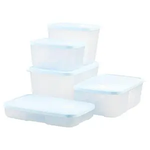 Tupperware 10-piece Date, Store & Freeze Food Storage Set