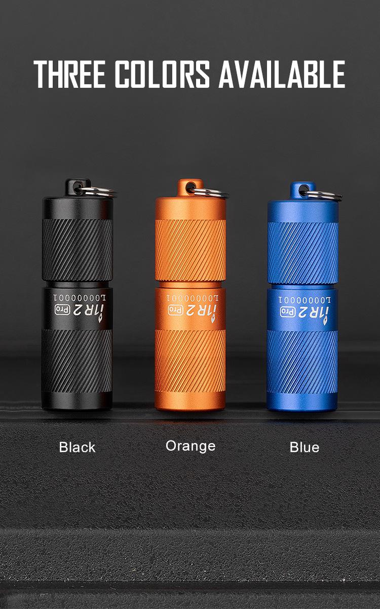 OLIGHT I1R 2 Pro Eos 180 Lumens EDC Rechargeable Keychain Flashlight with Type-C USB Cable