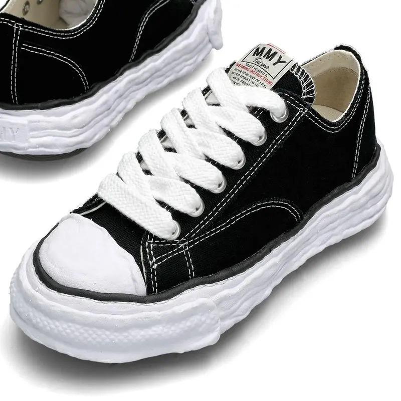 MM.Y Mais0n Mihara Yasuhir0 Low-Top Canvas Sneakers – Distorted Sole Unisex Shoes