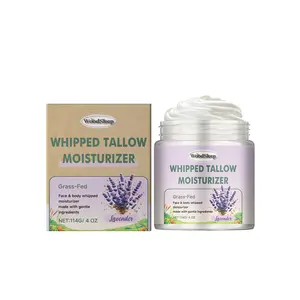 WoodSleep Lavender Grass-Fed Beef Tallow Moisturizing Cream Deep Hydration Softens Skin Relieves Dryness Moisturizing Cream