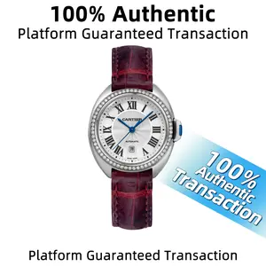 Cartier Clé de Cartier 31mm Ref. WSCL0016 - Stainless Steel with Custom Diamond Bezel, Automatic Women's Watch WHT031128