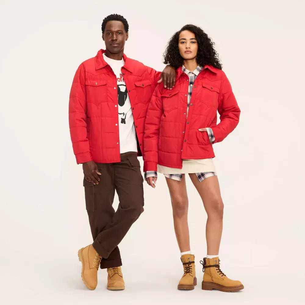 Women's Original Western Jacket - Woolrich, Tops Category, Polyester Fabric, Functional Pocket, French