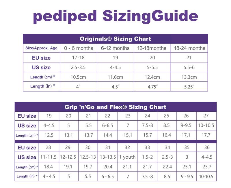 Pediped Dani Originals Grip 'n' Go Flex Earth Bestselling Comfortable Durable Shoes for Growing Feet Secure Fit Flexibility Approved by APMA