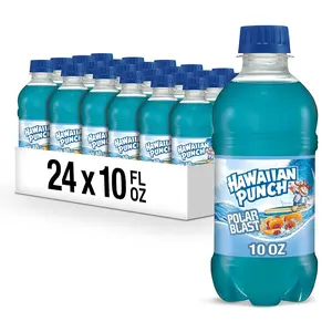 Hawaiian Punch Polar Blast Fruit Juice Drink, 10 Fl Oz Bottles, 24 Count (4 Packs Of 6), Ready-to-drink, On-the-go, Caffeine-free, Carbonation-free, Gluten-free, Excellent Source Of Vitamin C Beverage