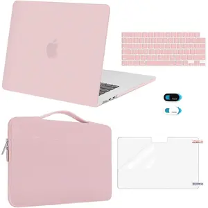 MOSISO Compatible with MacBook Air 15 inch Case 2026 2025 2024 2023 Release M4 A3241 M3 A3114 M2 A2941, Plastic Hard Shell&Carrying Sleeve Bag&Keyboard Cover&Webcam Cover&Screen Film