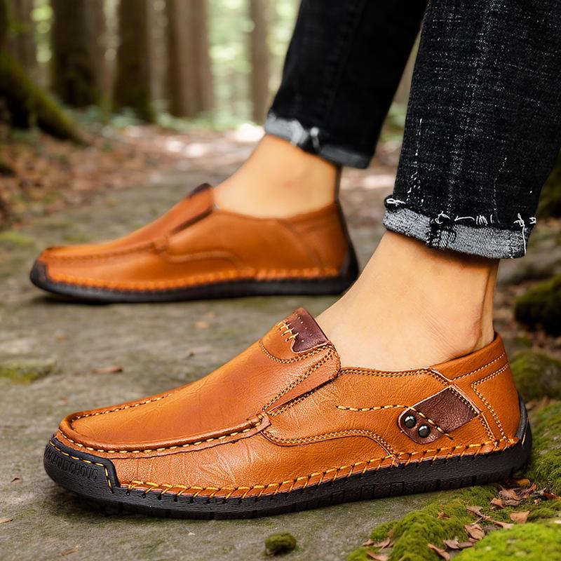 GREKS Men's Loafers Slip-On Casual Shoes Lightweight Comfortable Driving Walking Shoes for Everyday Use