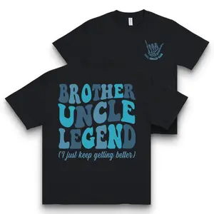 BROTHER UNCLE LEGEND Cool Uncles Club Funny Family Tee