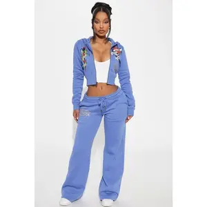 Ed Hardy Love Kills Pant Set - Blue X