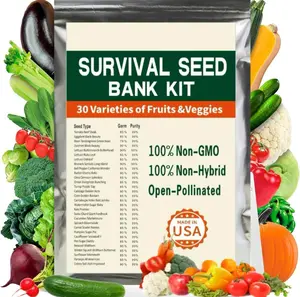 30 Variety Vegetable Seeds Garden Collection – Mixed Vegetable Seed Set for Backyard Gardens, Raised Beds, Balcony Planters and Outdoor Vegetable Garden Spaces – Seeds Only, Not Live Plants