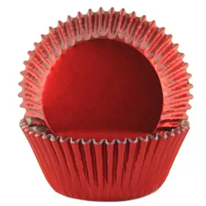Red Foil Cupcake Wrappers 100 Count