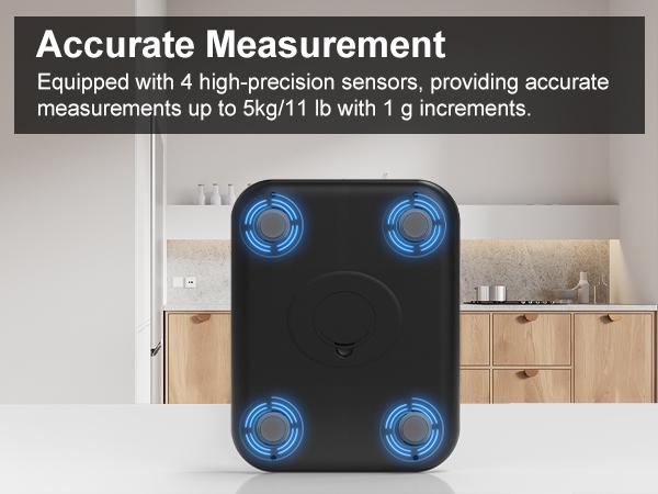 Digital Food Scale, 11 lb Digital Kitchen Scales Weight Ounces and Grams for Cooking and Baking, 6 Units with Tare Function Kitchenware Digital Food Scale, 11 lb Digital Kitchen Scales Weight Ounces and Grams for Cooking and Baking, 6 Units with Tare Function Kitchenware