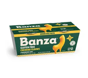 Banza Brown Rice Microwavable Cheddar Elbows Mac & Cheese