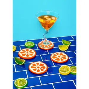 Orange Coasters