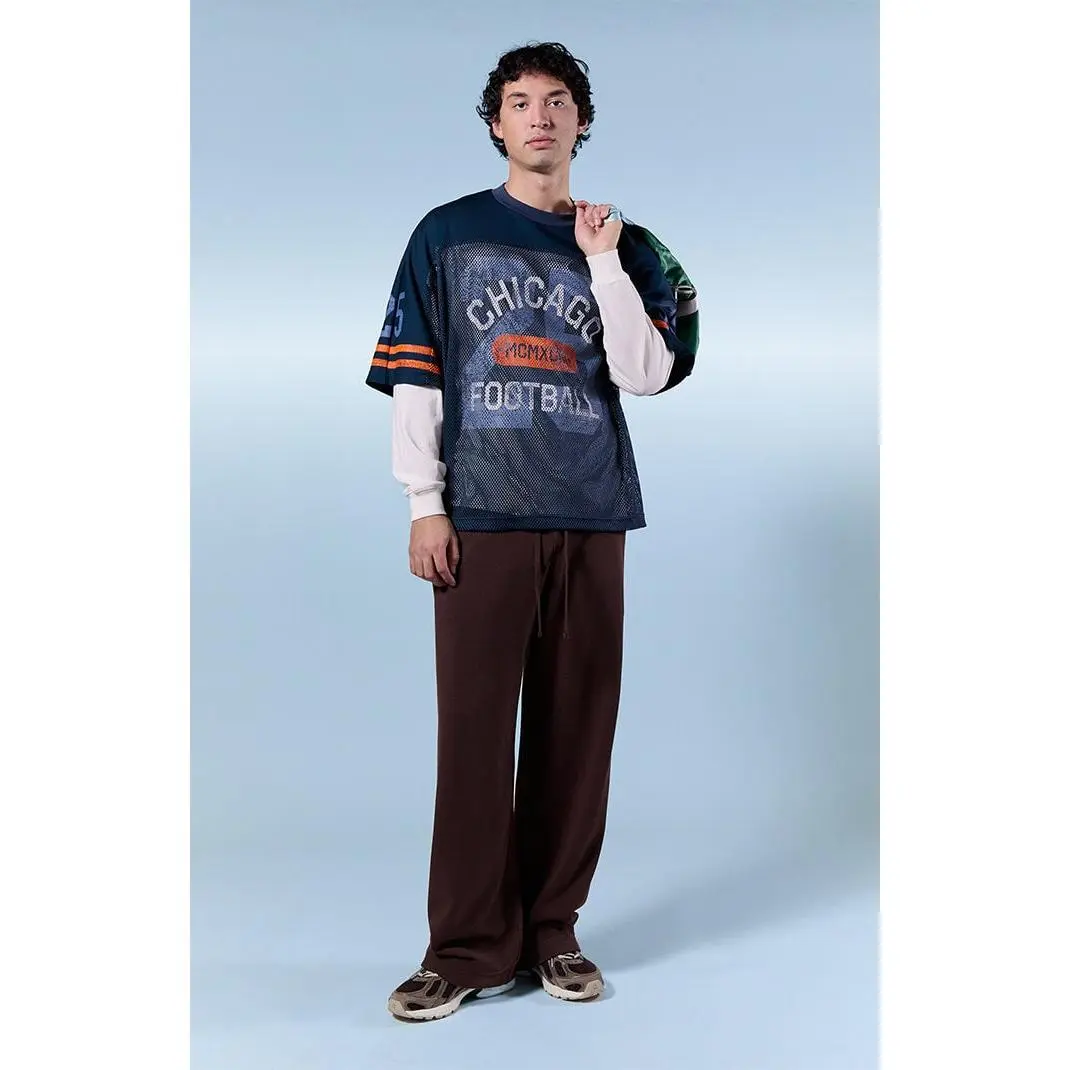 Pacsun Men's Brown Fleece Extreme Baggy Sweatpants