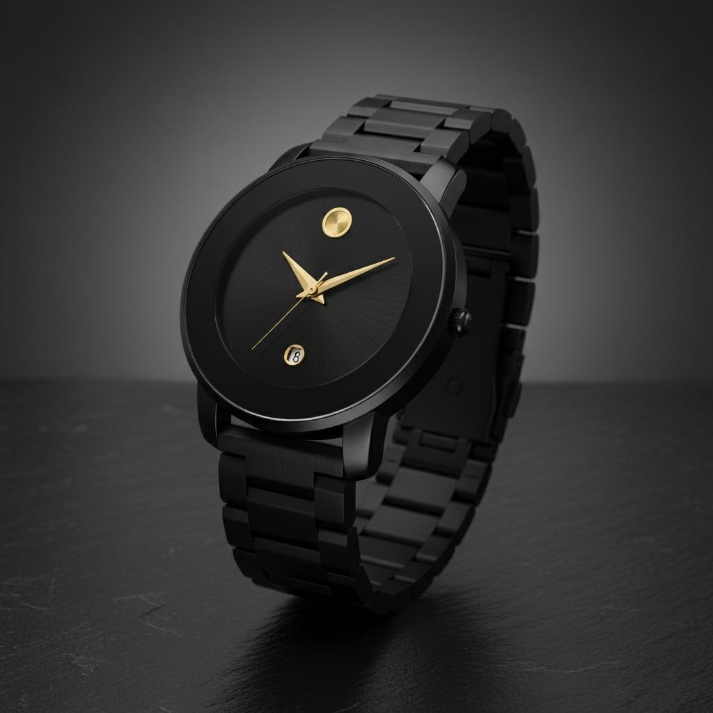 Men's Business Fashion Analog Quartz Watch 41mm Stainless Steel Strap Water Resistant for Party Daily Wear Birthday Christmas Gift with Box