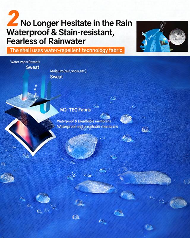 Men's Winter Outdoor Fleece Lined Hoodie - Thick Warm Jacket; Perfect for Outdoor Hiking, Jogging, Fishing, Gym Workouts or Casual Daily Wear; Fleece Lining Provides Windproof Structure; A Must-Have Versatile Piece in Men's Wardrobe