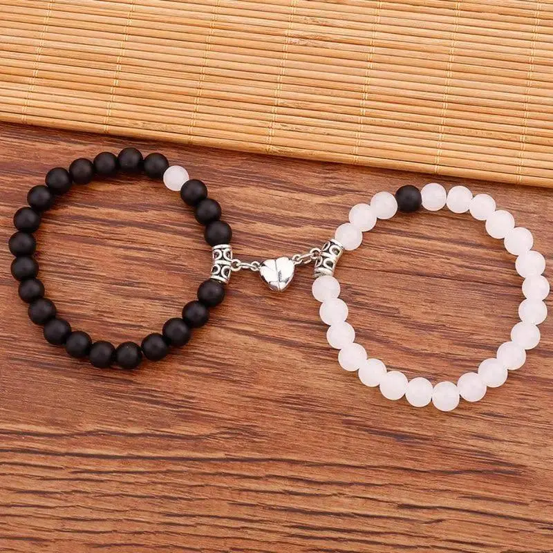 Couple Love Magnetic Bracelet - Upgraded Version Simple & Personalized Design Trendy Valentine’s Gift for Him & Her Great for Black Friday & Thanksgiving Sales | TikTokShop Special