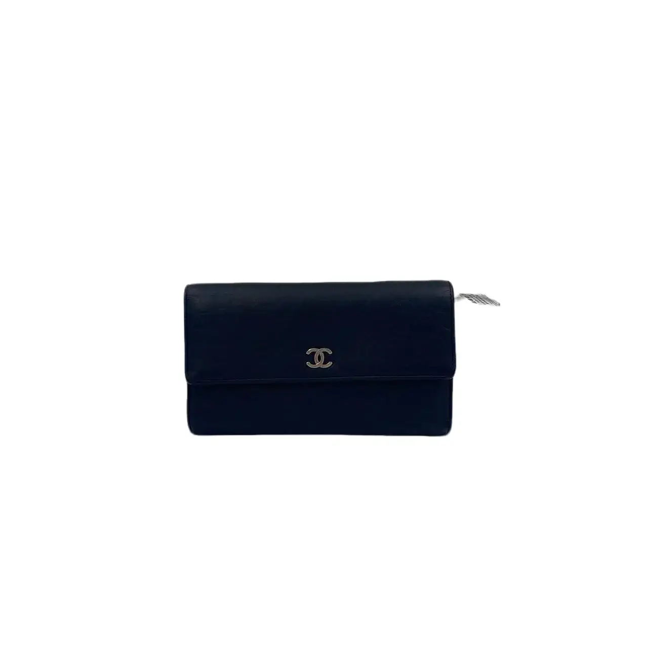 Pre-owned CHANEL france Crossbody Bags black camellia long wallet