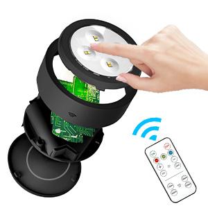 3Pcs Picture Light Battery Operated, Wireless Led Painting Light with Remote Dimmable and Timer, 3 Lighting Modes Art Display Light for Picture Frame Artworking Portrait, Wall Decorative Puck Lights