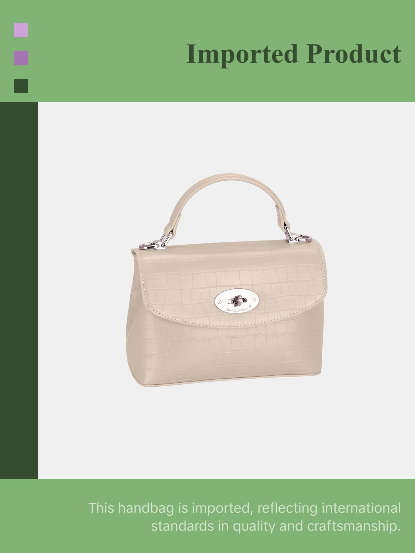 David Jones Texture PU Leather Handbag