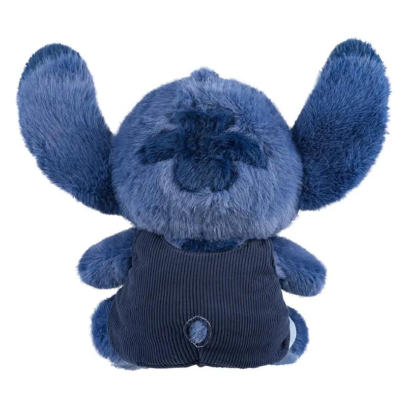 Disney Stitch Series No 12 Stitch Sitting Doll Adorable Hoodie & Overalls Styles 14“ Soft Plush Toy for Kids & Adults Perfect Gift，Birthday Gift,Holiday Gifts Women's Day gifts Stuffed Animal