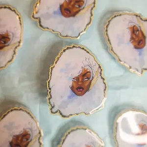 Weather Goddess Phone Grip, Fan Art, Hero Accessory , Gift for Her sticky Magnetic Acrylic Magsafe Wireless Portable