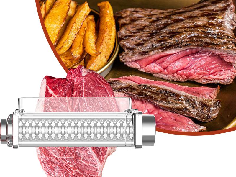 GVODE  Meat Tenderizer Attachment for KitchenAid Mixer, Meat Tenderizer Machine with Stainless Steel Gears, Compatible with KitchenAid Mixer,Utensils