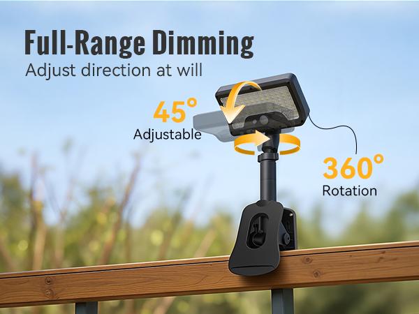 FABSTYL Solar Clip Lights with Motion Sensor,IP65 Waterproof Wireless Security Lighting for Yard, 4-Color Adjustable Outdoor Solar Flashlight with Remote Durable High Lumens 2 Pack