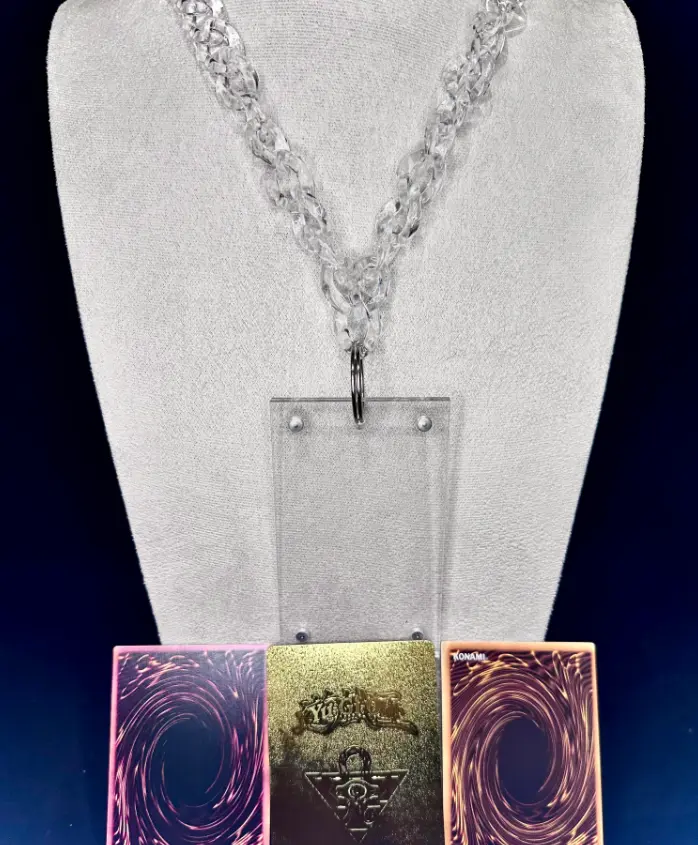 yugioh necklace card holder Yami Yugi | Yu-Gi-Oh! Jewelry Red Eyes Yu-Gi-Oh! Card Holder Necklace 