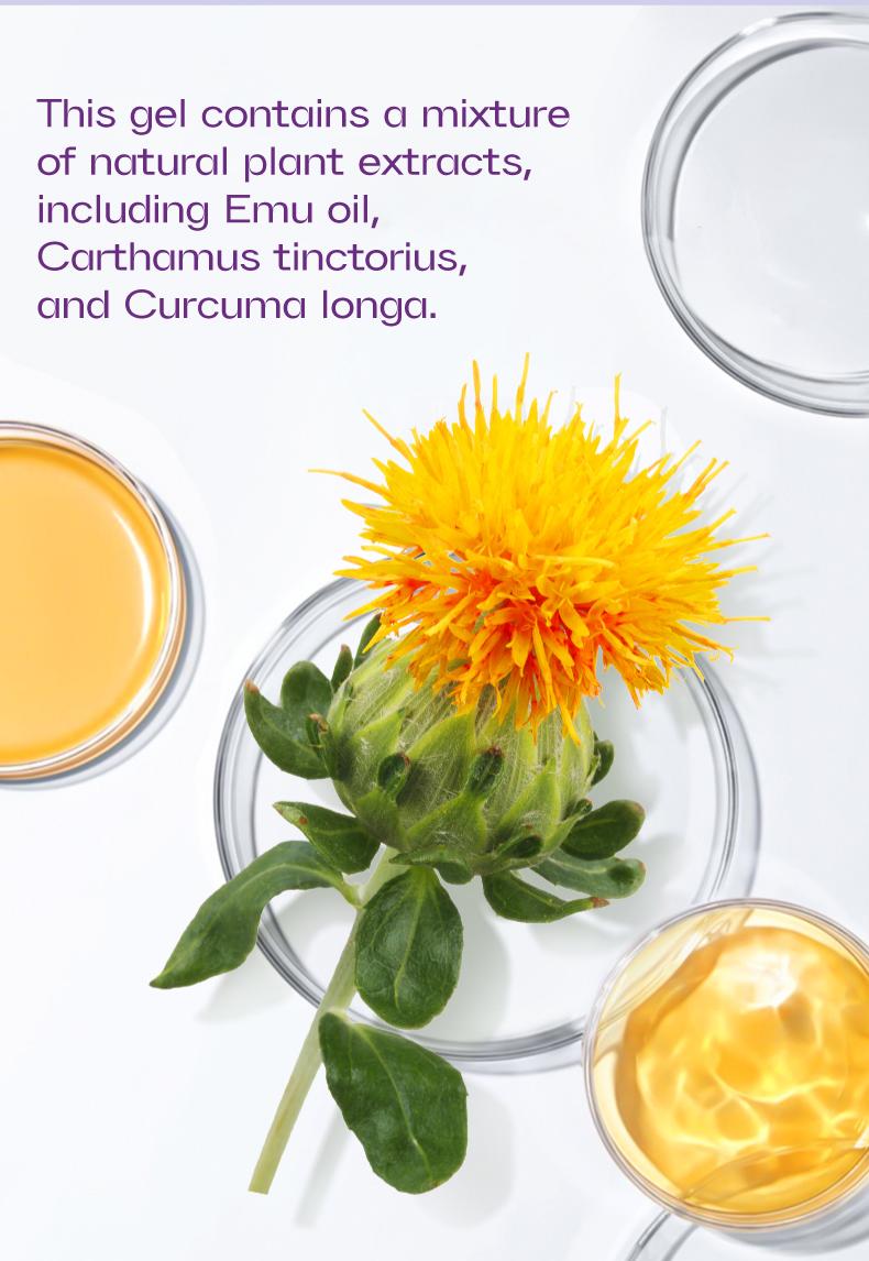 Kreain 3【Free Quantity Matches Your Purchase!】 purple gel turmeric effortlessbeauty extract sodium sulfate chondroitin Emu oil and other natural materials