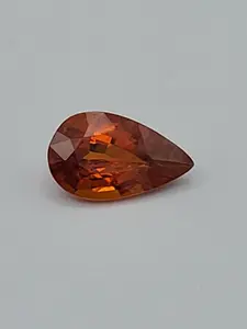 4.08ct ETW Spessartine Garnet Gemstone - Pear Cut