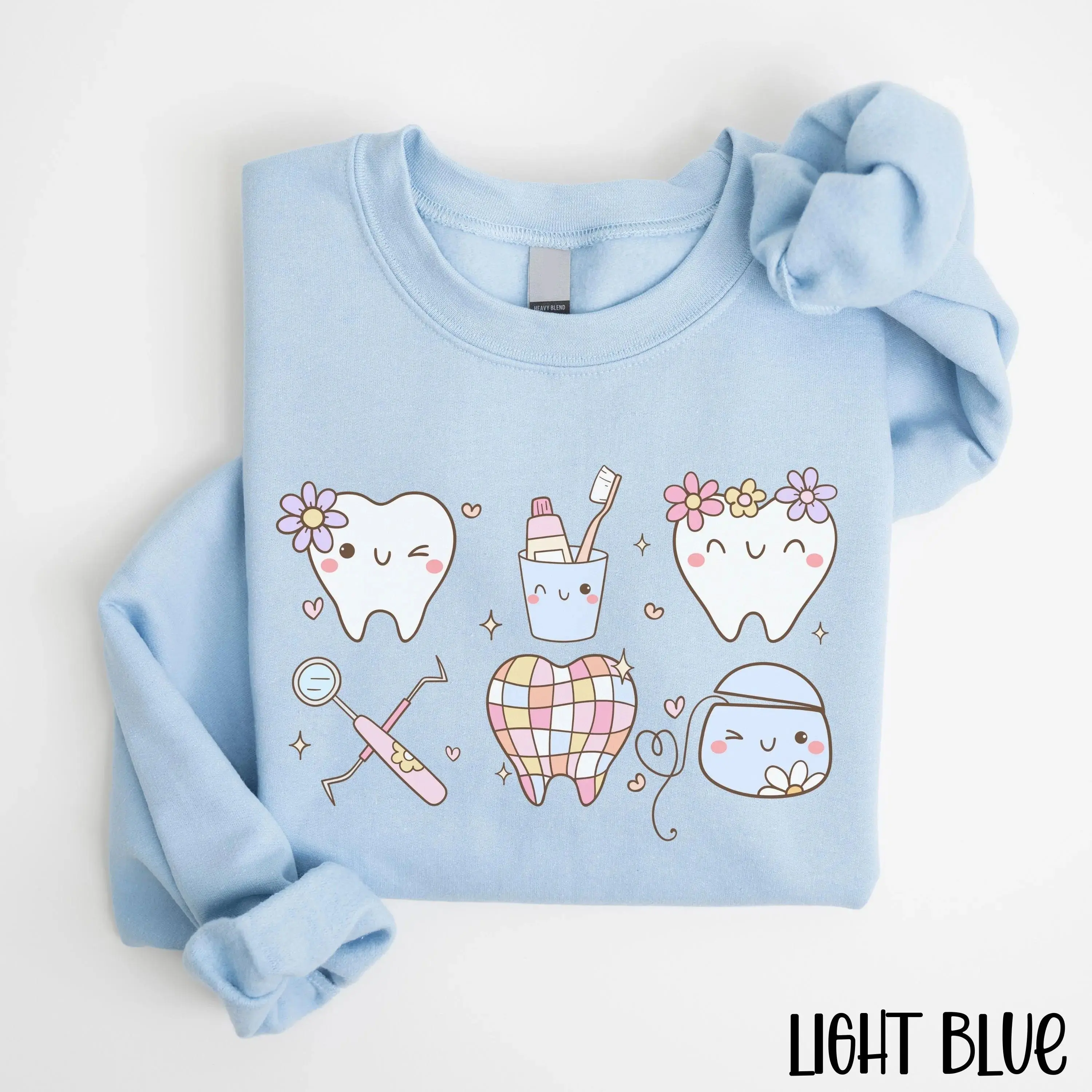 Dental Hygienist T-shirt and Sweatshirt - Girly Dental Hygiene Dental Office Graduation Gift