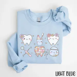 Dental Hygienist T-shirt and Sweatshirt - Girly Dental Hygiene Dental Office Graduation Gift