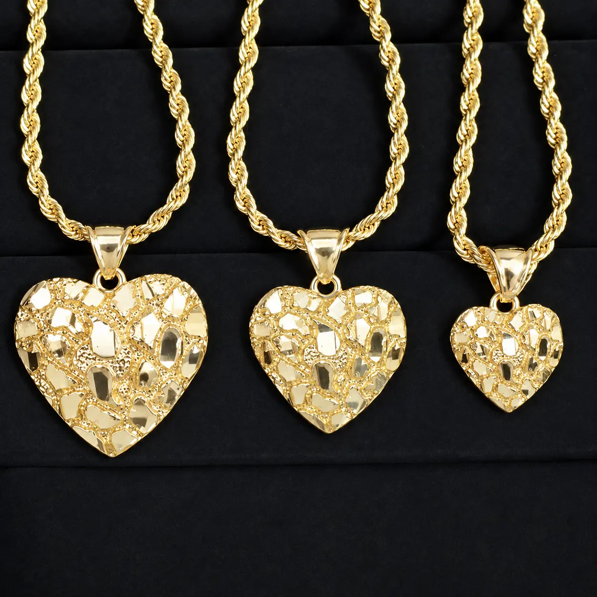 Ladies' 14K heart-shaped pendant necklace, personalized heart-shaped 15mm/20mm/mm pendant necklace, for ladies' birthdays, Valentine's Day gifts