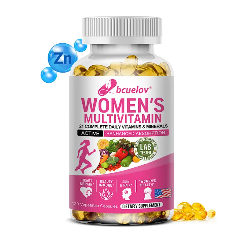 Bcuelov Women's Multivitamin Health Supplements,Supports Women's Functional  Balance and Immune Health,120 Capsule