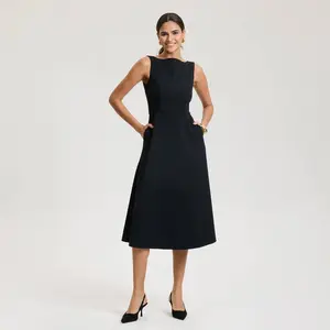 Women's Tailored Midi Dress - A New Day