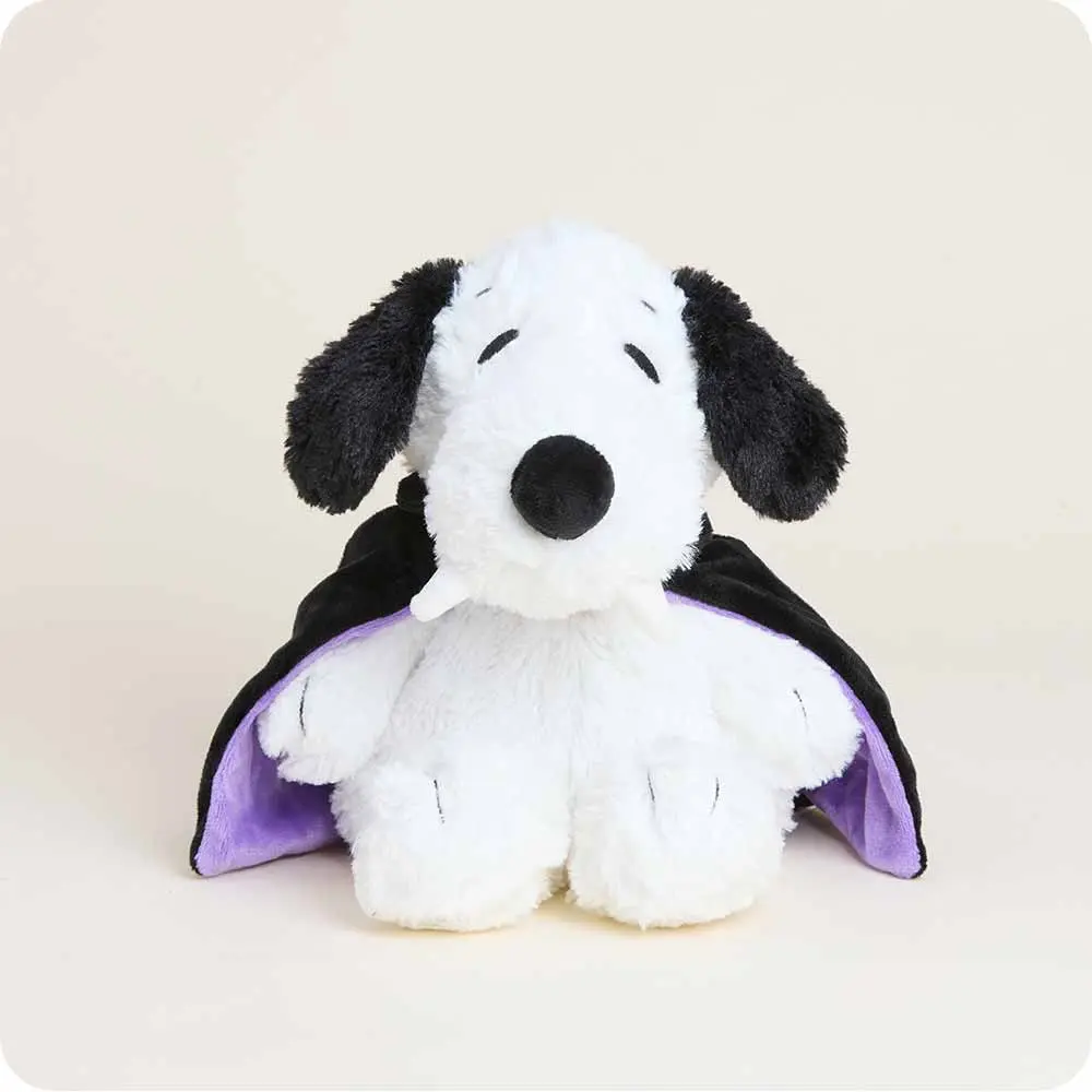 Boo Crew Snoopy Warmies Peanuts Halloween Cape Lavender Scented Plush for Movie Nights & Relaxation