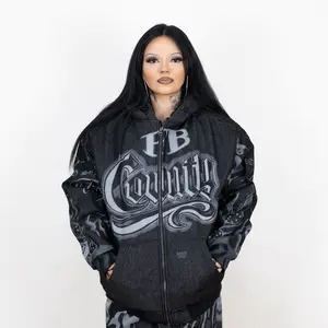 FB County Tatted Up Cozy Denim Jacket