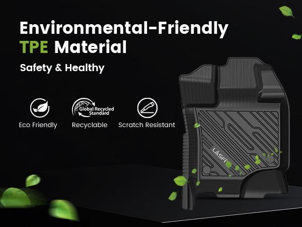 Lasfit fit for 2013-2018 Ram 1500 All-Weather 1st row Floor Mats, Fit Carpet Floor Only