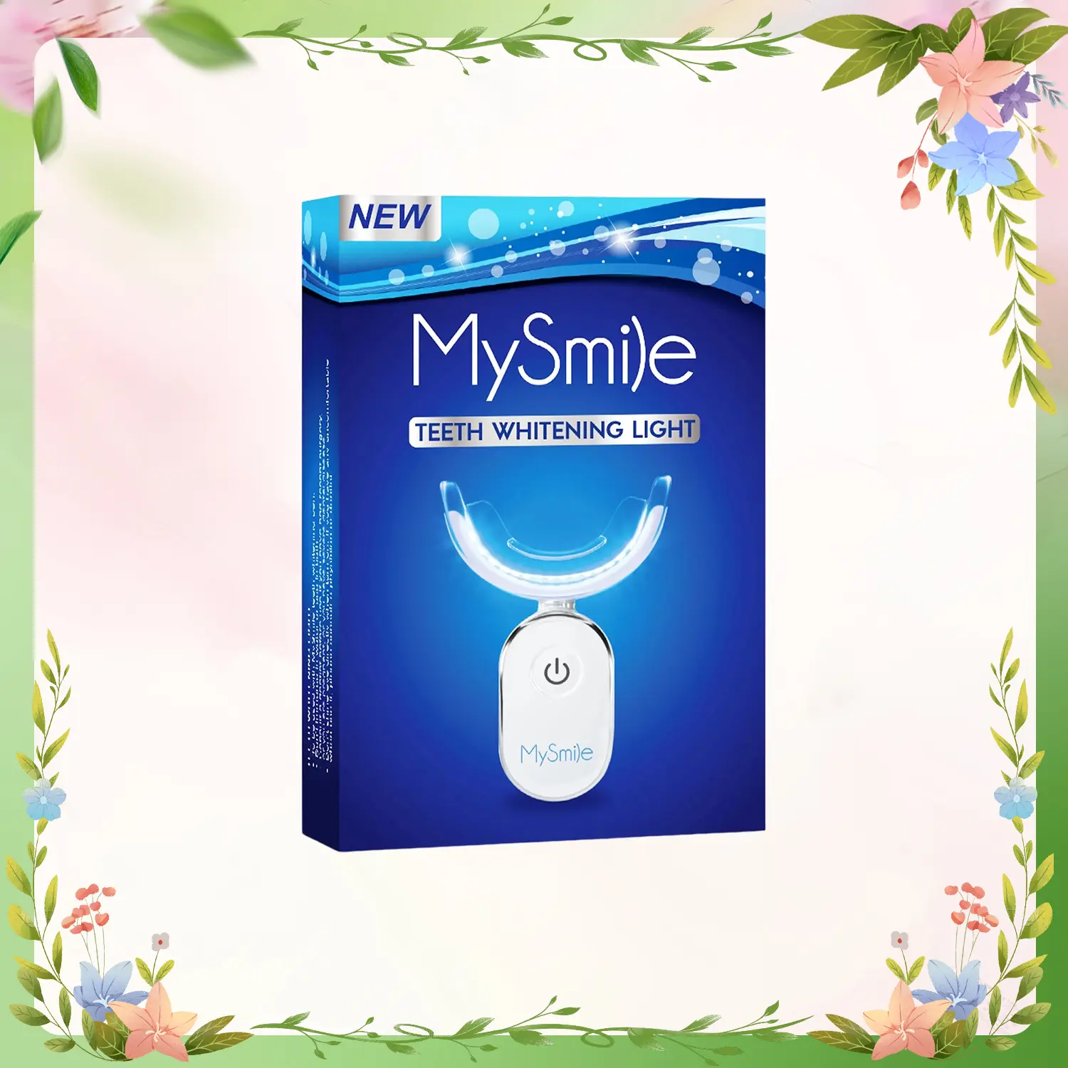 MySmile 28x LED Tooth Whitening Replacement Light - Wireless, Water-Resistant & Compact Oral Care Device for Yellow Teeth, Mouth Care, Teeth Whitening Products