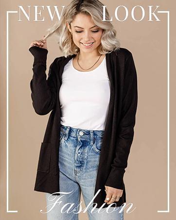 Imily Bela Womens Cardigan Sweater Long Sleeve Open Front Knit Cardigan Sweater with Pockets