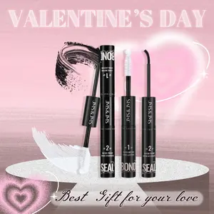 2 in 1 Lash Bond&Seal l JMS&JMS Waterproof Black Eyelash Glue,Survive Showers Swims,Stronghold,Quick-Drying Easy to Remove&No Residue Long Lasting Sleep-proof,Lock Eye Makeup