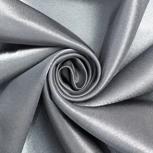 Crepe Satin—Grey—High-Quality —100% Polyester—Sold by the Yard—54" Inches Wide