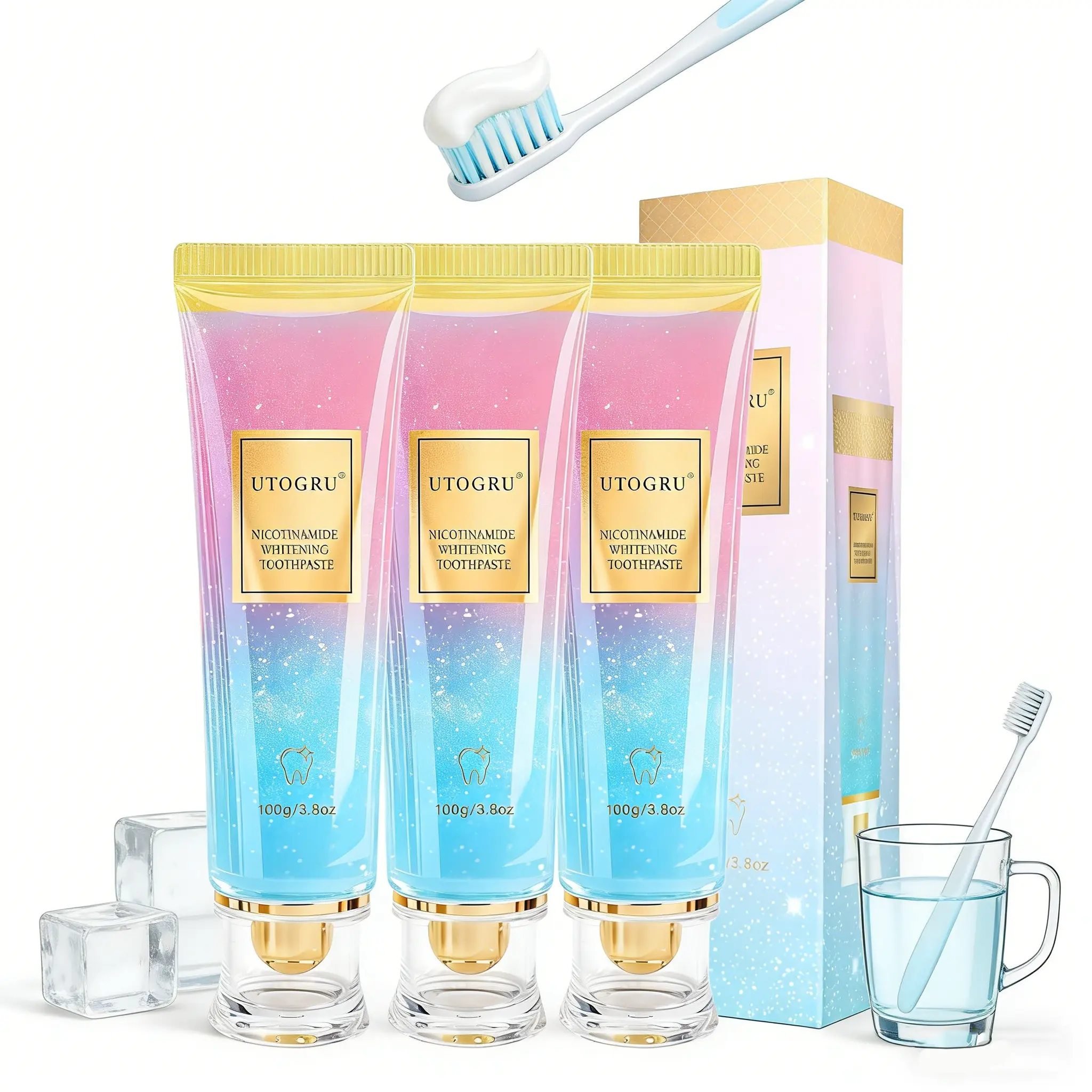 Probiotic Whitening Toothpaste Nicotinamide Free of Fluoride Anti plaque Oral Health Management Teeth Whiteningg Solution