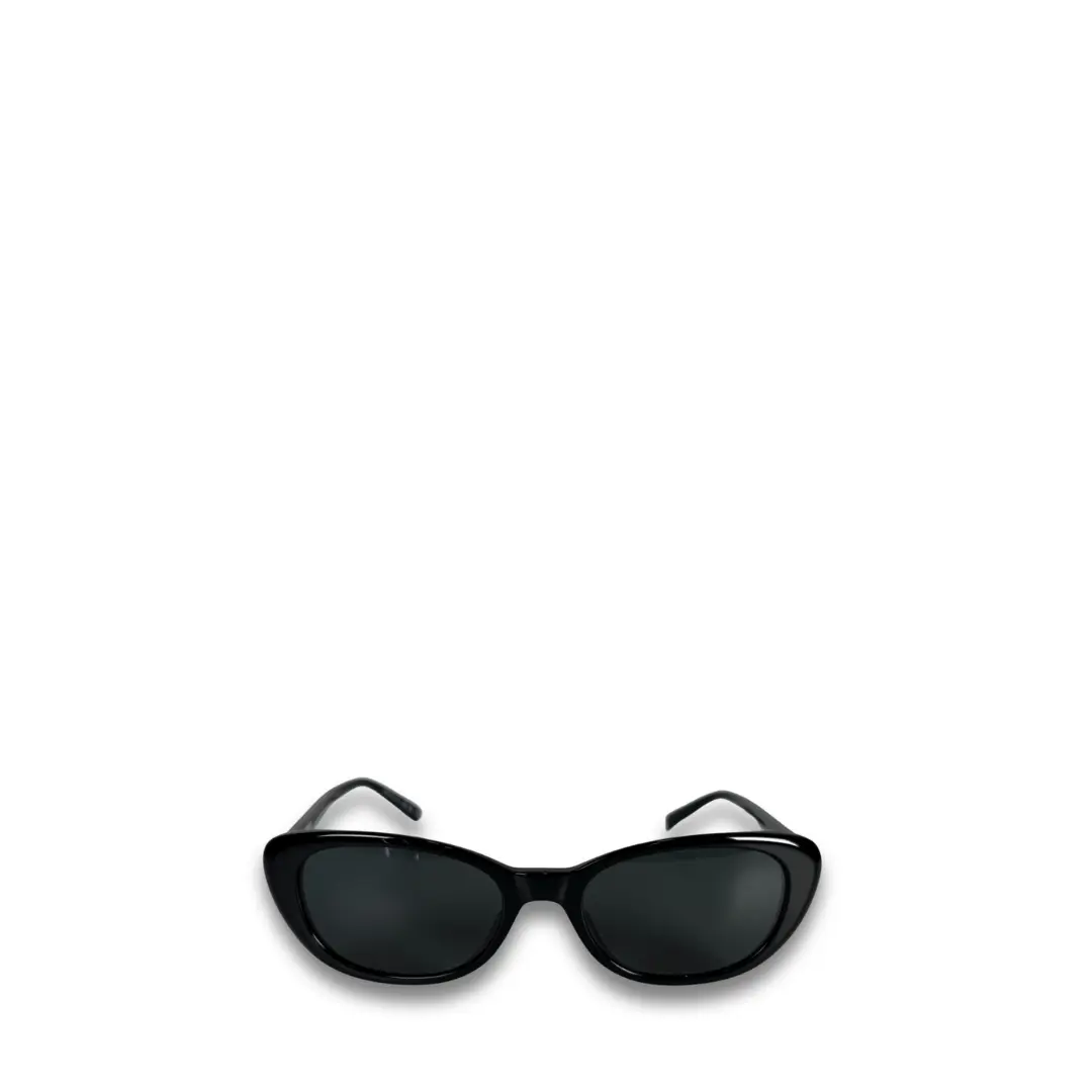 Pre-owned YSL Black Oval Sunglasses