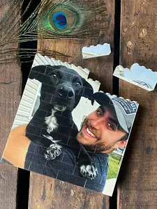 Personalized Photo Building Block Puzzle, Custom Picture Gift
