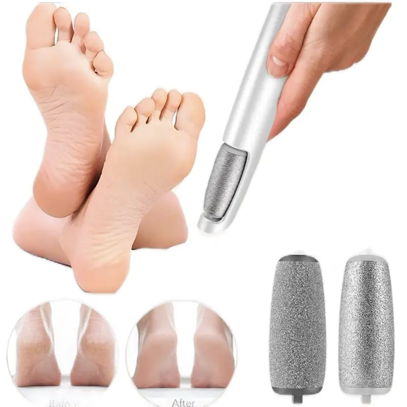 LINKEVAP Electric Feet Callus Remover Portable Electronic Foot File Pedicure Tools Waterproof Foot Scrubber File Pedi Foot Care for Dead Hard Cracked Dry Skin Manicure Nail Nail Care Cutics Nail Art