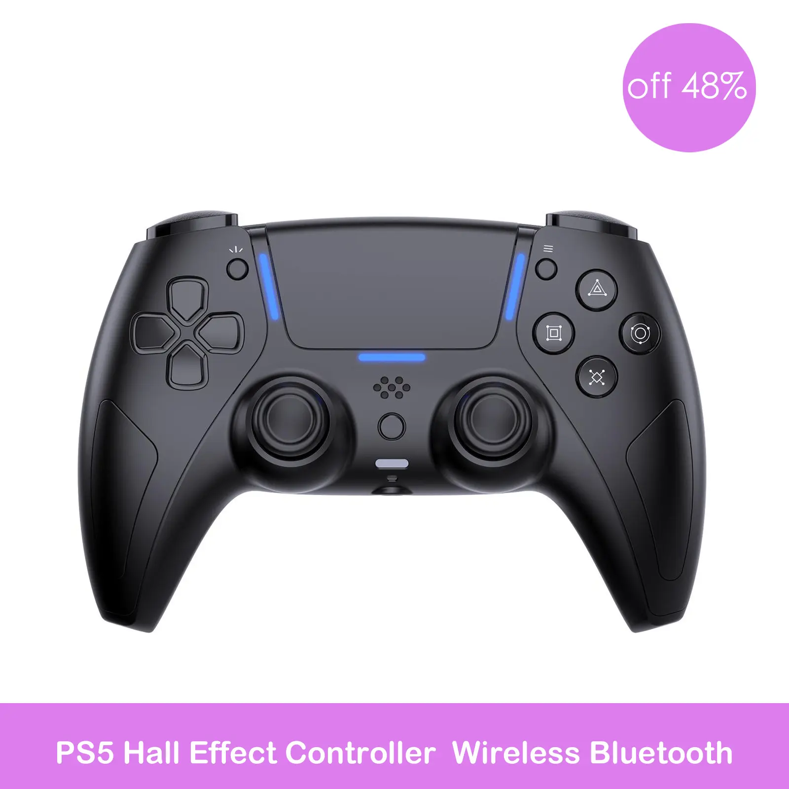 PS5 Hall Effect Controller – Wireless Bluetooth, 6-axis motion control ...