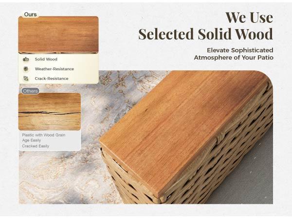 【1 or 2 Packages Shipping】Phivilla Home Outdoor Patio Rattan Furniture Set with Acacia Wood Coffee Table, Thick Cushions – 3/7-Piece Sofa Set for Balcony, Porch & Patio, SpringGlowUp 【1 or 2 Packages Shipping】Phivilla Home Outdoor Patio Rattan Furniture Set with Acacia Wood Coffee Table, Thick Cushions – 3/7-Piece Sofa Set for Balcony, Porch & Patio, SpringGlowUp